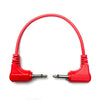 Tendrils Right Angled Eurorack Patch Cable 5cm Red 6 Pack
