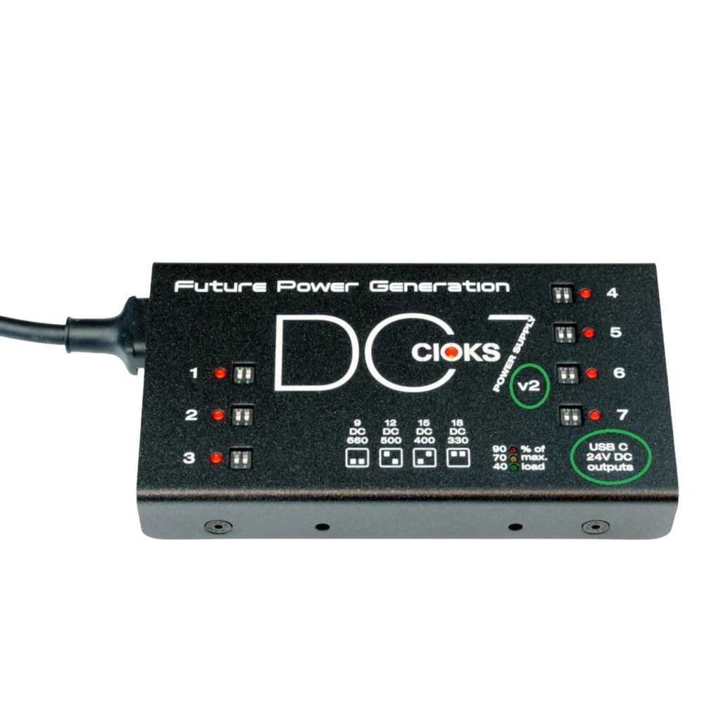 Cioks DC7 v2 - 7 Isolated Outlets Pedal Power Supply