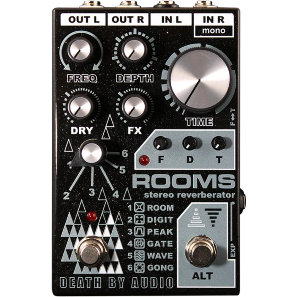 Death By Audio Rooms Stereo Reverb Pedal