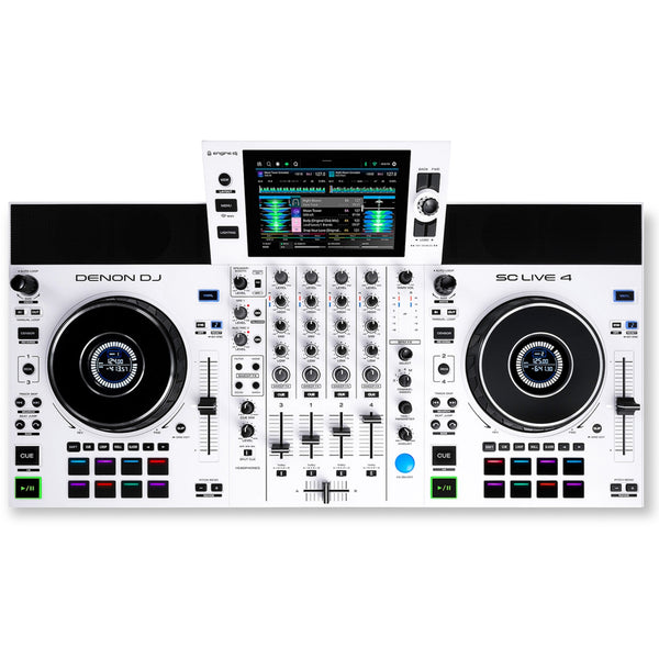 Contrôleur DJ autonome Denon SC LIVE 4 - Blanc