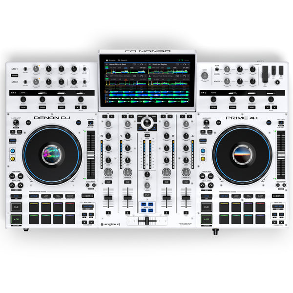 Contrôleur DJ autonome Denon SC LIVE 4 - Blanc