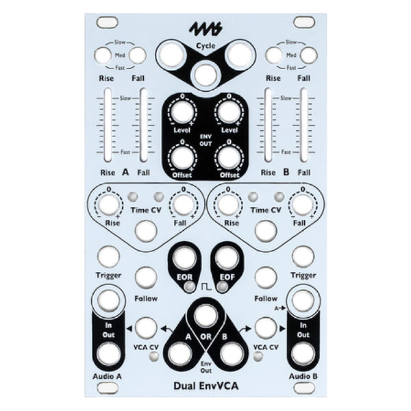 4MS Dual EnvVCA Faceplate - White