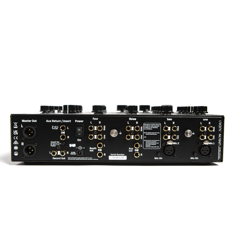 Union Audio four.valve Signature Series - Rotary DJ Mixer