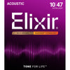 Elixir Acous 80/20 Brze NANOWEB Extra Light 010-047