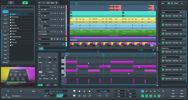 Soundbridge Example SoundBridge : DAW