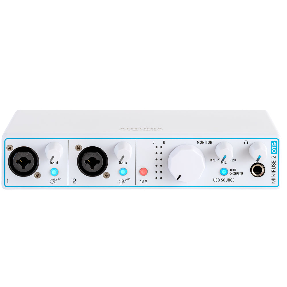 Arturia Minifuse 2 OTG USB-C Audio Interface - White