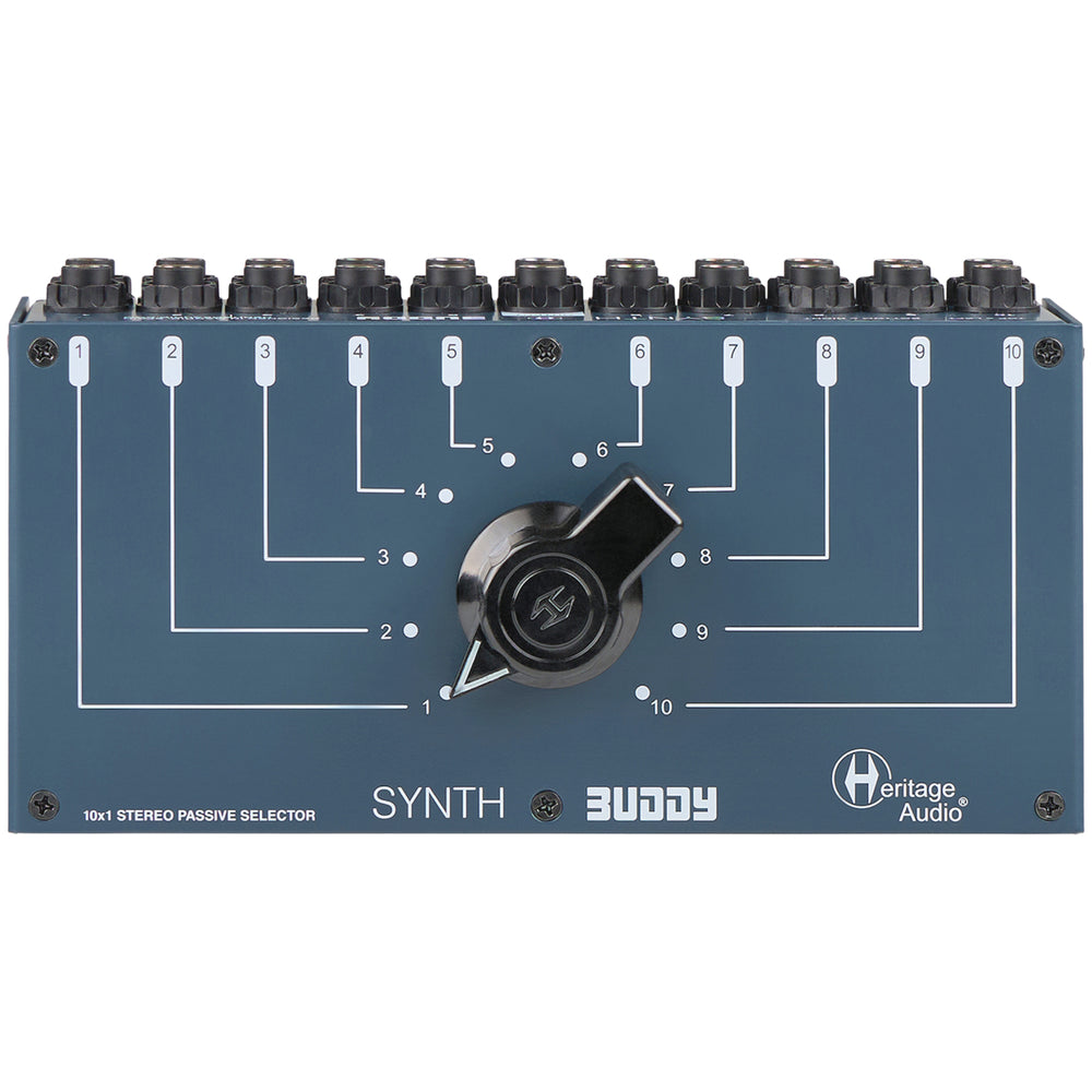 Heritage Audio Synth-Buddy 10 to 1 Stereo Passive Switcher