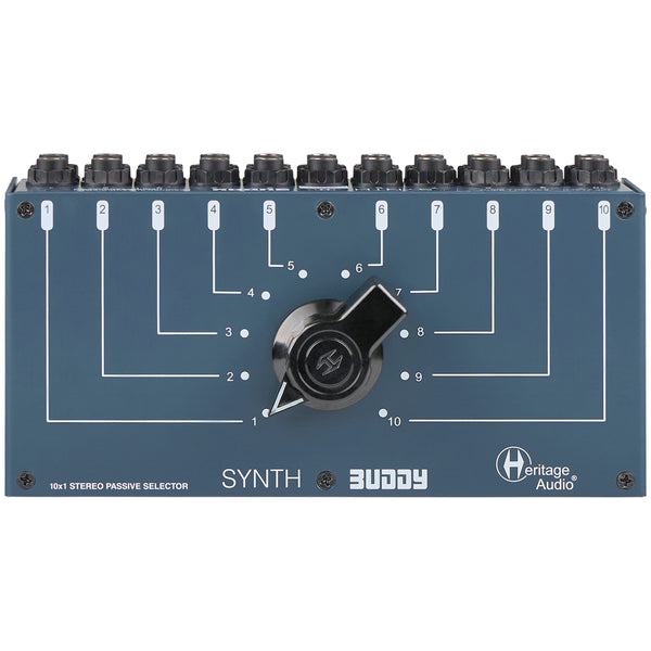 Heritage Audio Synth-Buddy 10 to 1 Stereo Passive Switcher