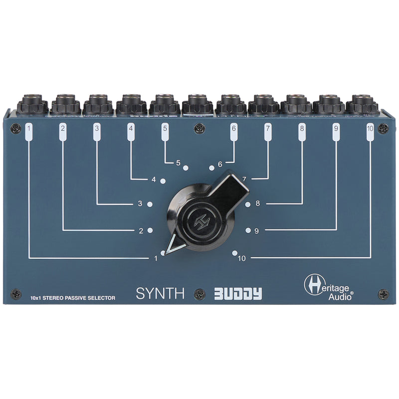 Heritage Audio Synth-Buddy 10 to 1 Stereo Passive Switcher