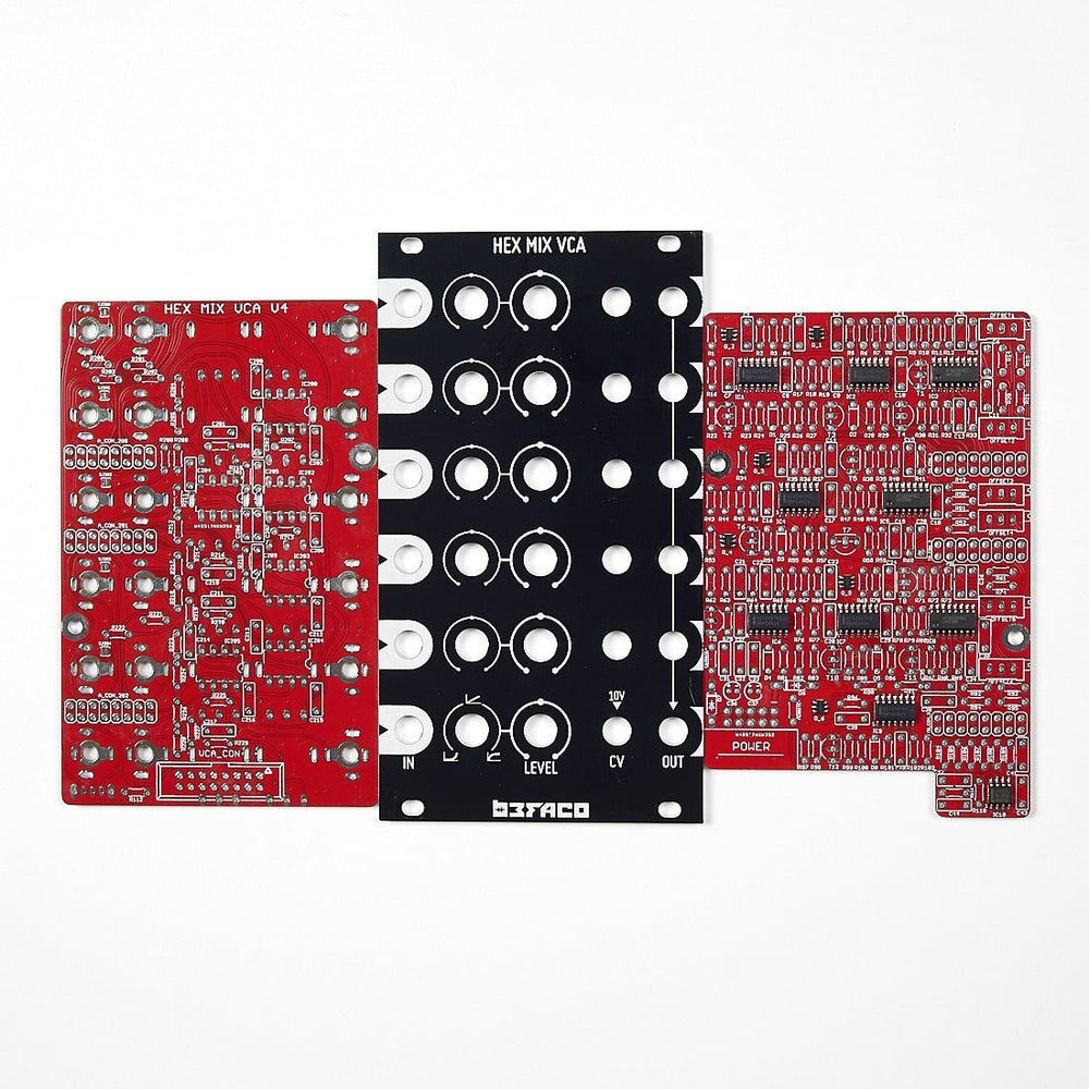 Befaco Hexmix VCA PCB & Panel Set