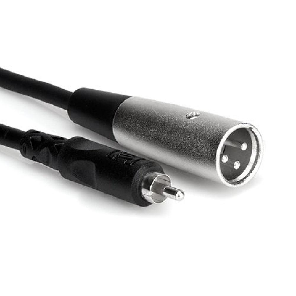 HOSA XRM-102 Unbalanced Interconnect, RCA to XLR3M 2ft
