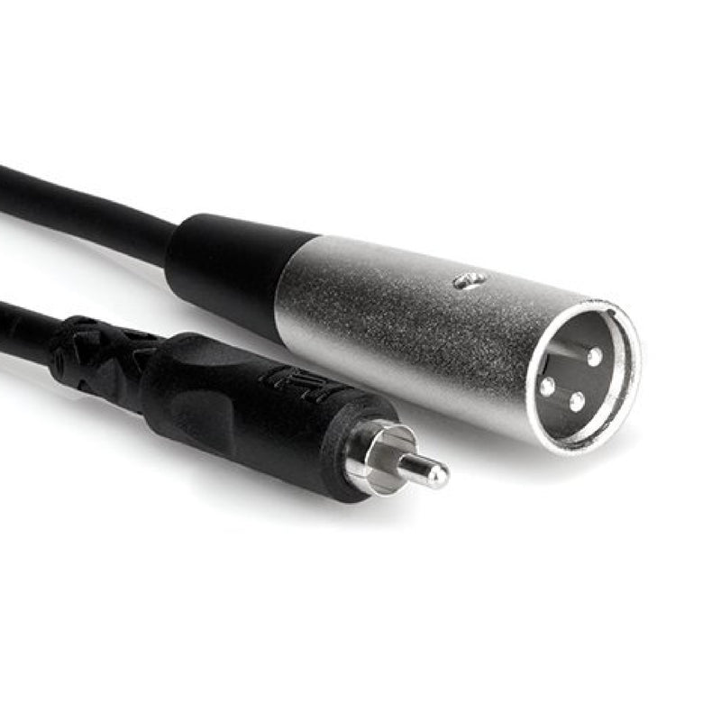 HOSA XRM-102 Unbalanced Interconnect, RCA to XLR3M 2ft