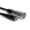 HOSA XRM-110 Unbalanced Interconnect, RCA to XLR3M 10ft