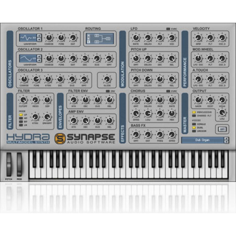 Synapse Hydra Vst/Au Synthesizer - VST/AU Multi-Model Synthesizer