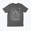 Cats On Synthesizers In Space -  Grey T-Shirt - XXL