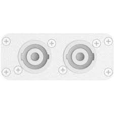 Audac CVS102 Dual SpeakON Panel For VIRO White
