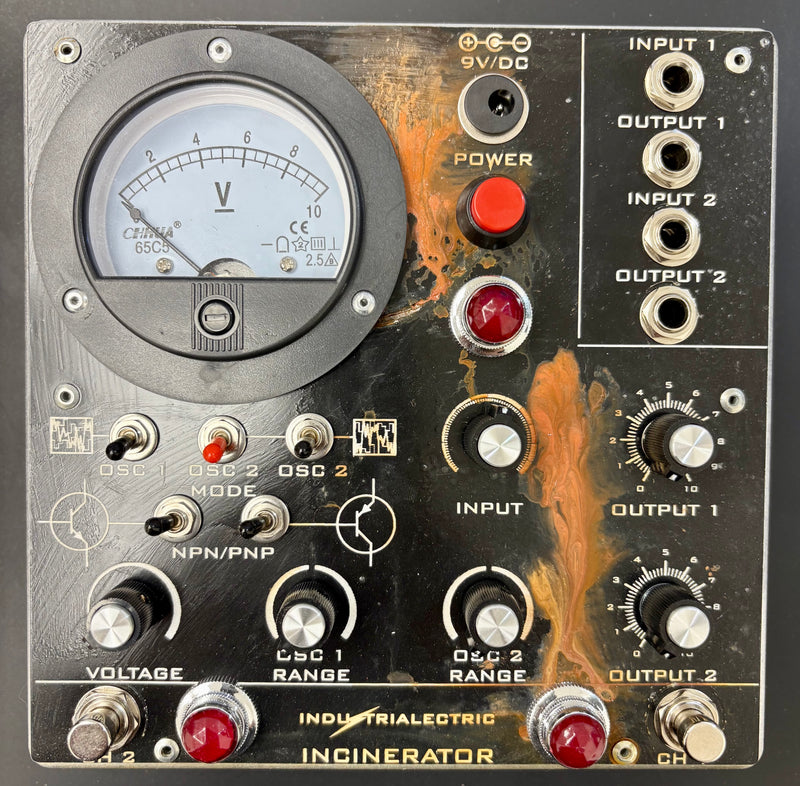 Industrialectric Incinerator Deluxe Dual Channel Fuzz Pedal