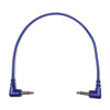 Tendrils Right Angled Eurorack Patch Cable 20Cm Indigo 6 Pac