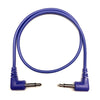 Tendrils Right Angled Eurorack Patch Cable 30Cm Indigo 6 Pac