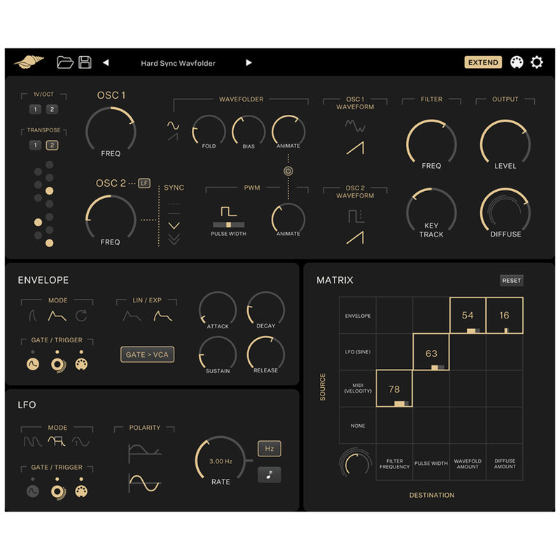 Instruo Seashell Desktop Analog Synth