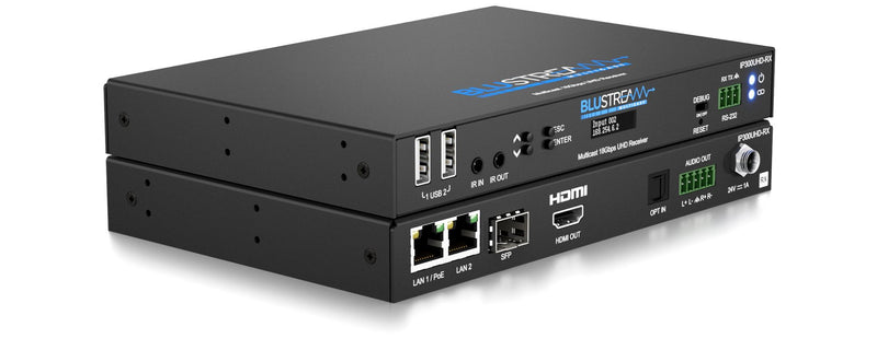 Récepteur AVoIP Blustream IP300UHD-RX 18 Gbit/s