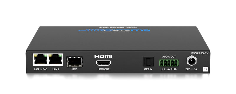 Récepteur AVoIP Blustream IP300UHD-RX 18 Gbit/s