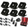 JMAZ Mad Par Bulls IP Battery LED Light 6-Pack