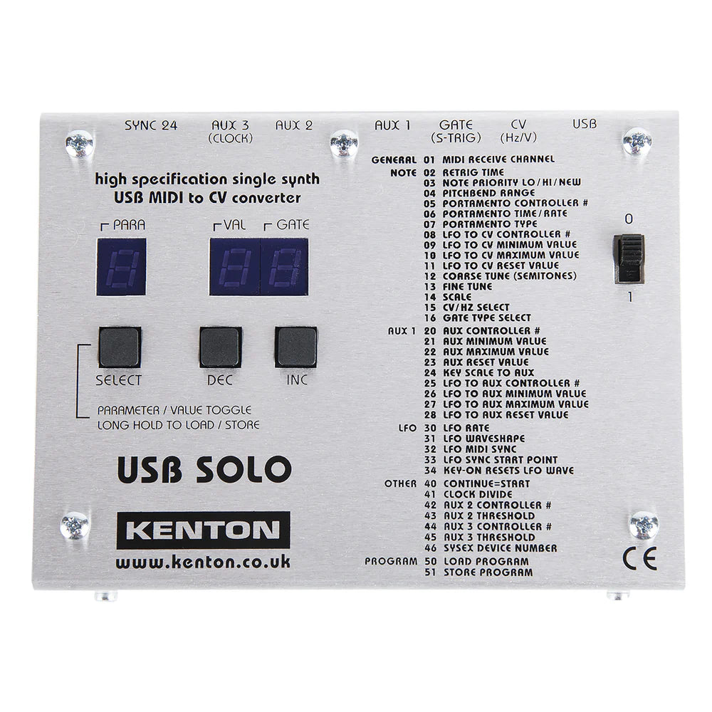 Convertisseur MIDI vers CV USB Solo Kenton
