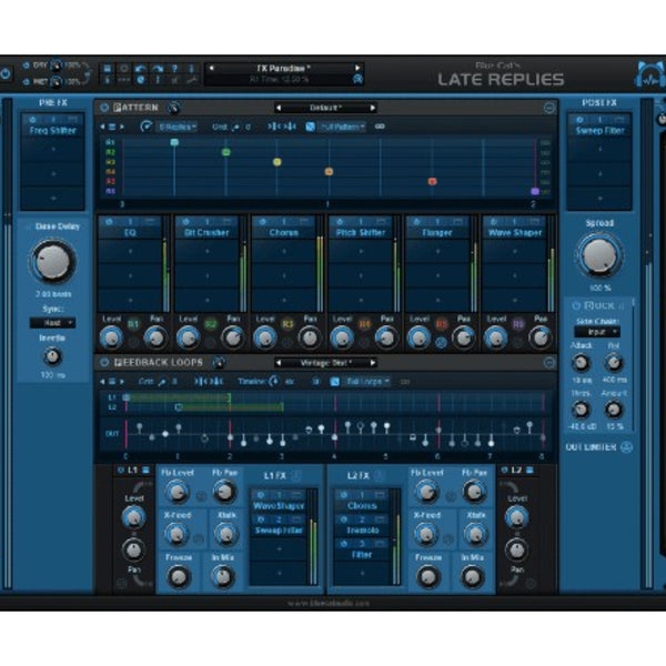 Blue Cat Late Replies - Powerful delay workstation plugin.