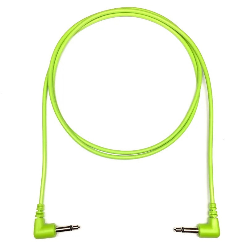 Tendrils Right Angled Eurorack Patch Cable 90Cm Lime 6 Pack