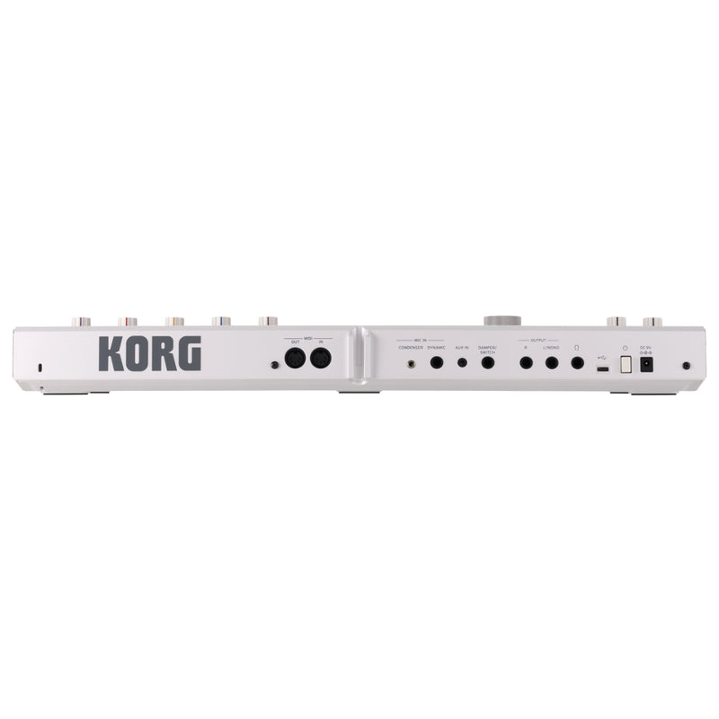 Korg microKORG 2 Synthesizer Limited Edition Metallic White