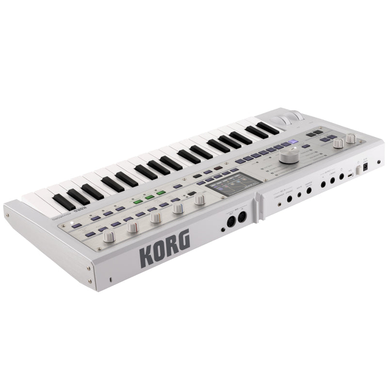 Korg microKORG 2 Synthesizer Limited Edition Metallic White