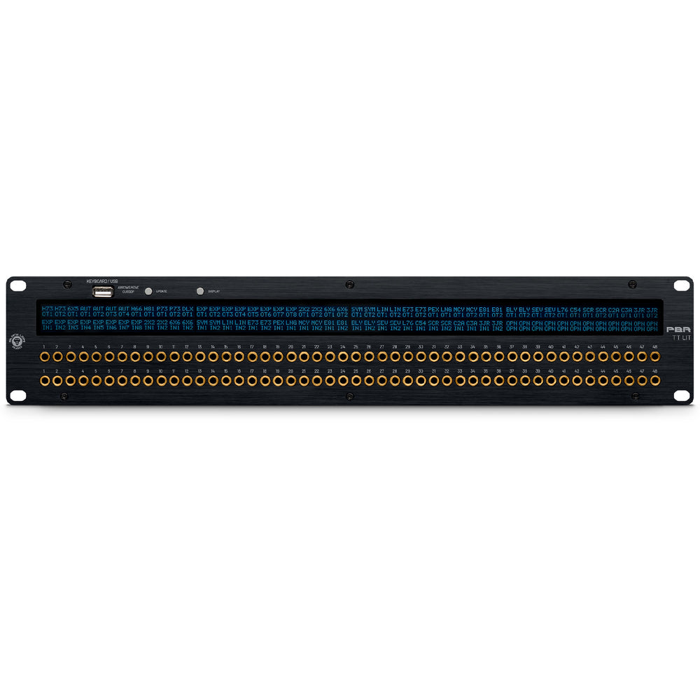 Black Lion Audio PBRTT LIT 96-Point TT Bantam DB-25 Patchbay