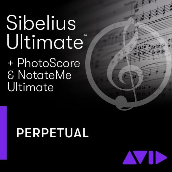 Sibelius Ultimate Perpetual License New + PhotoScore and NotateMe Ultimate