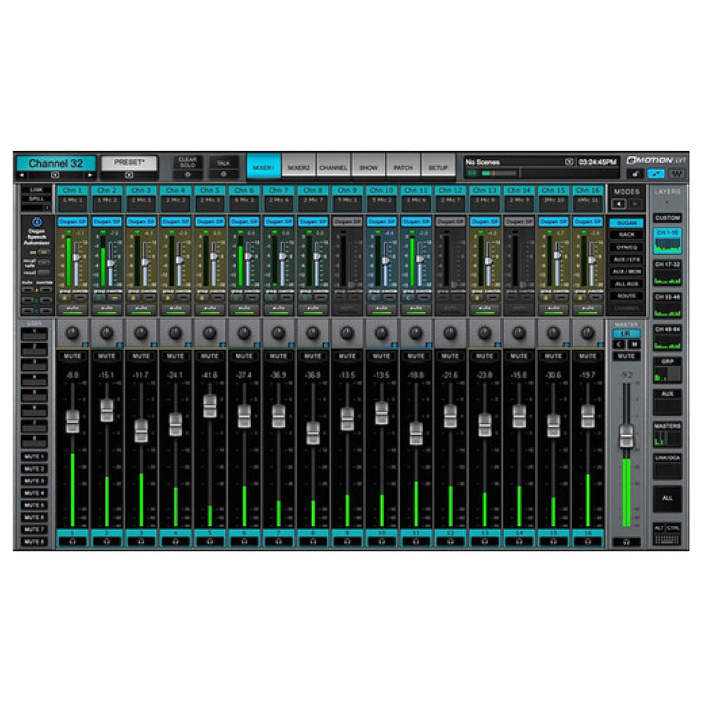 Waves Dugan Speech Automixer Software for eMotion LV1 and SuperRack