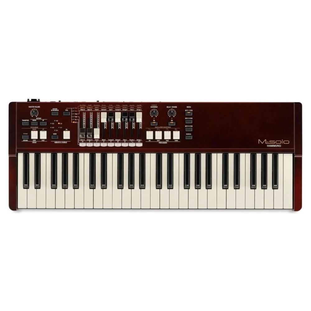 Hammond M-Solo 49 Key Portable Keyboard - Burgundy