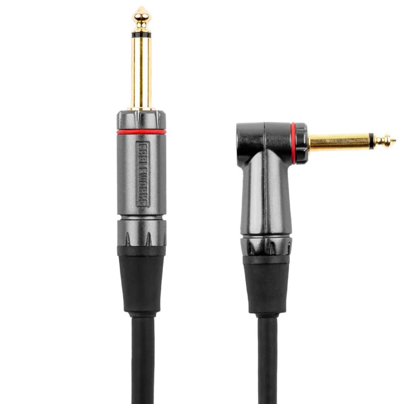 Gator GCWH-INS-10RA Strt To Ra Instrument Cable 10Ft