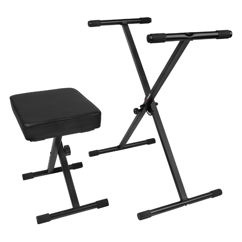 Gator GFW-KEYBENCH-SET Keyboard Bench & X-Stand Set