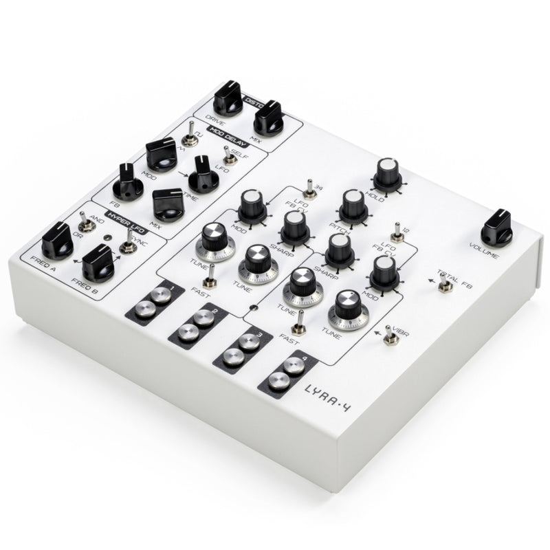 Soma Laboratory Lyra-4 White - Drone Synthesizer