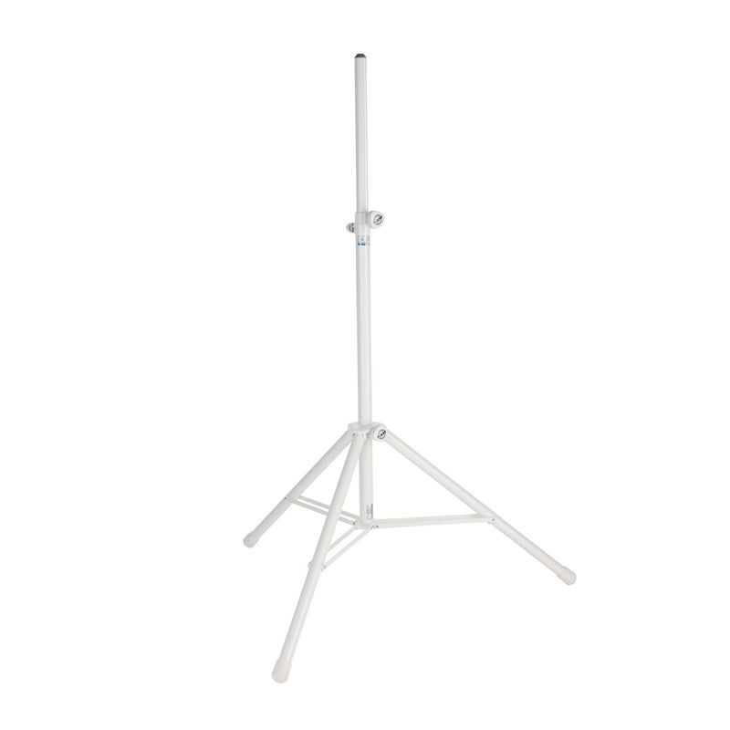 K&M 214/6-White Aluminum Speaker Tripod - White