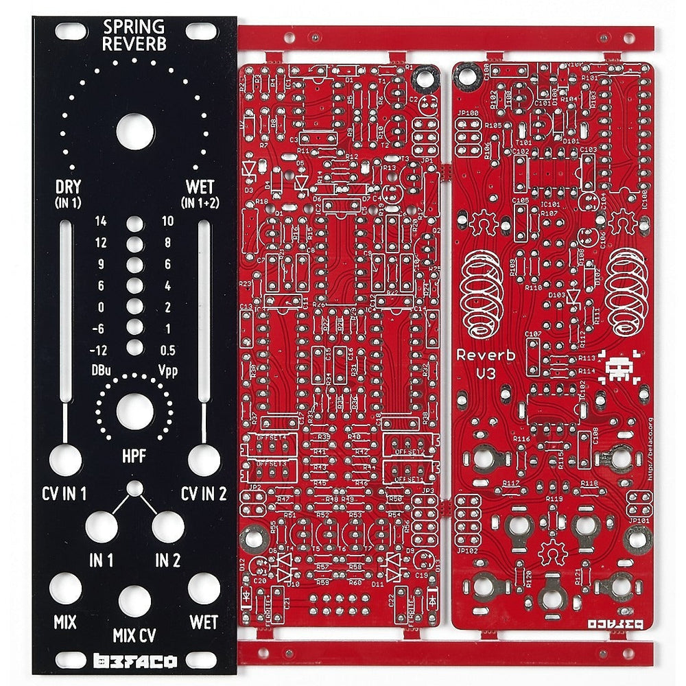 Befaco Spring Reverb PCB & Panel Set