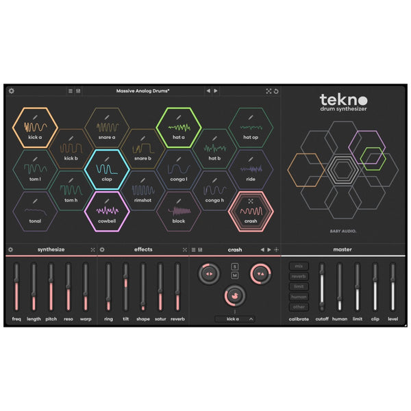 Baby Audio Tekno - Drum Synthesizer Plugin
