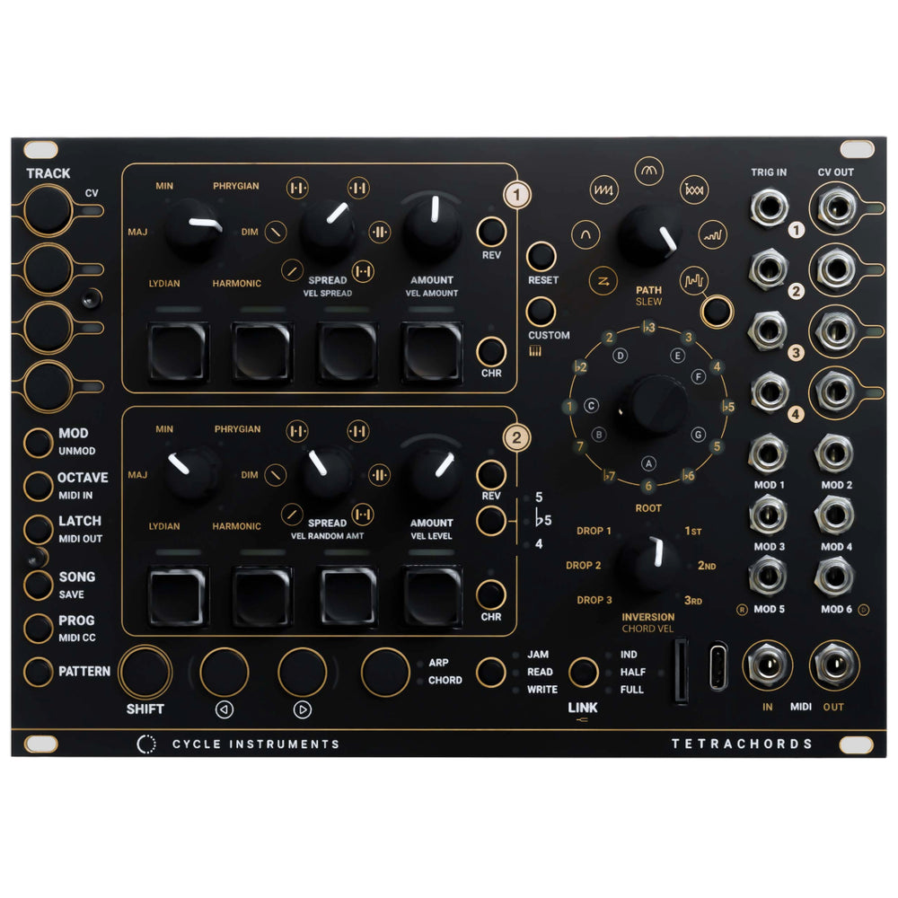 Track Set Instruments Cycle Instruments Tetrachords 4 Track Sequencer