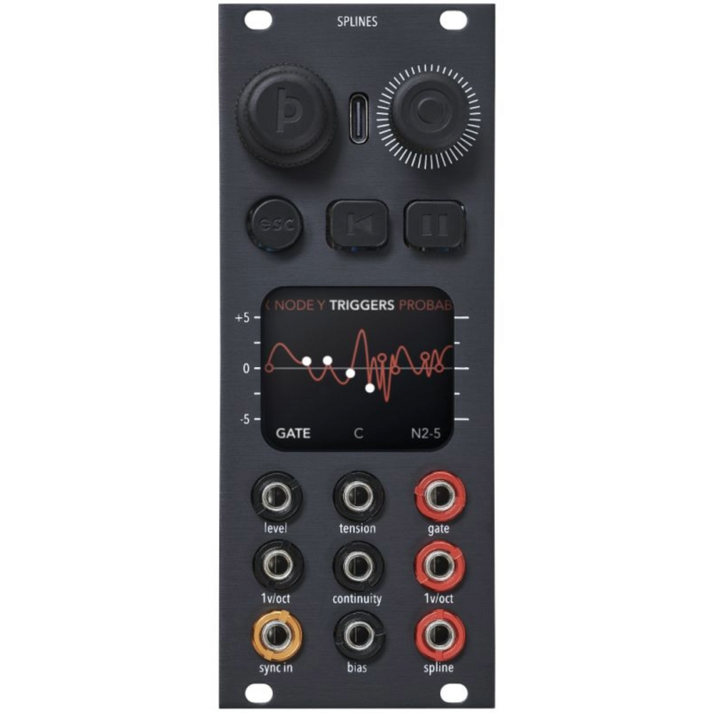 thorn.audio Splines - Visual Vextor Curve Generator - Black