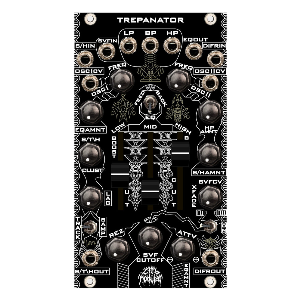 Zlob Trepanator Eurorack Chaotic SynthVoice Module