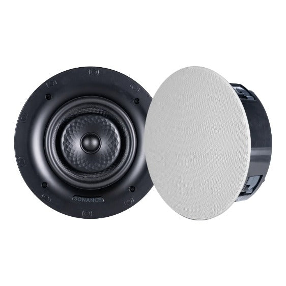 Sonance VX62R SST TL Round Thin-Line Single Stereo Speaker 6in