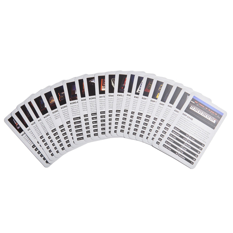 GForce Vintage Synth Trumps 2 - Card Game