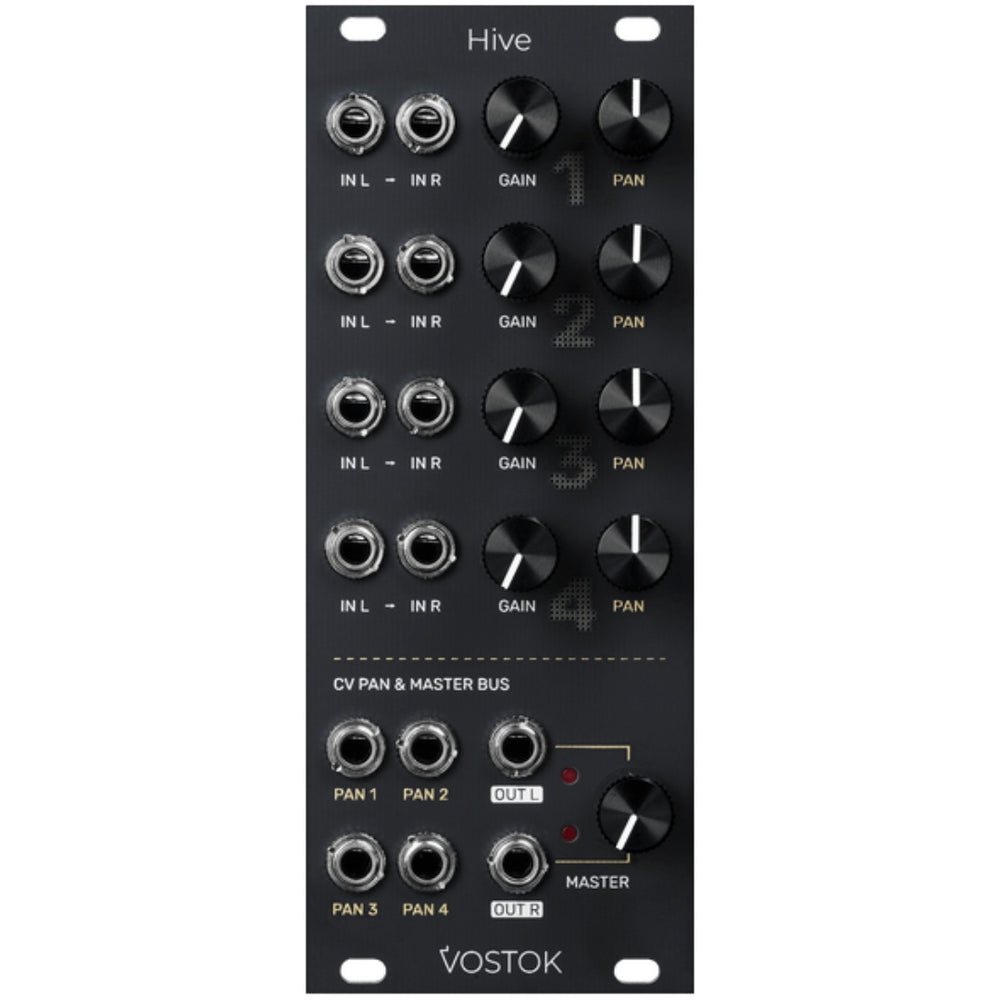 Vostok Hive - Quad Stereo Automated Mixer Module