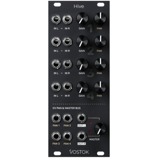 Vostok Hive - Quad Stereo Automated Mixer Module