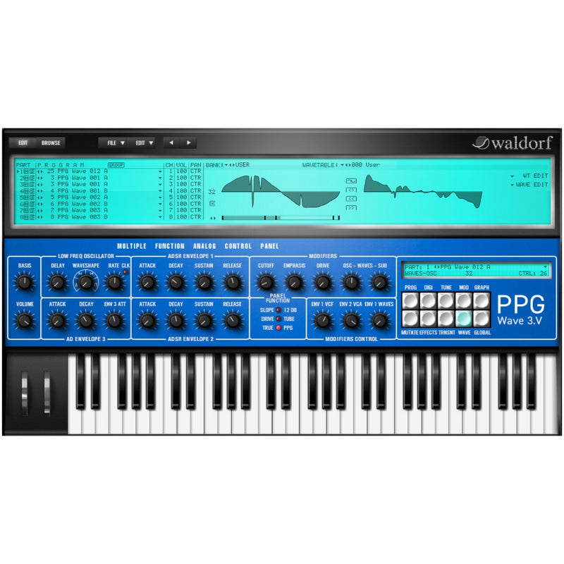 Waldorf PPG Wave 3.V - Update 2.0  - Update path to version 2.0, for original PPG Wave 3.V owners